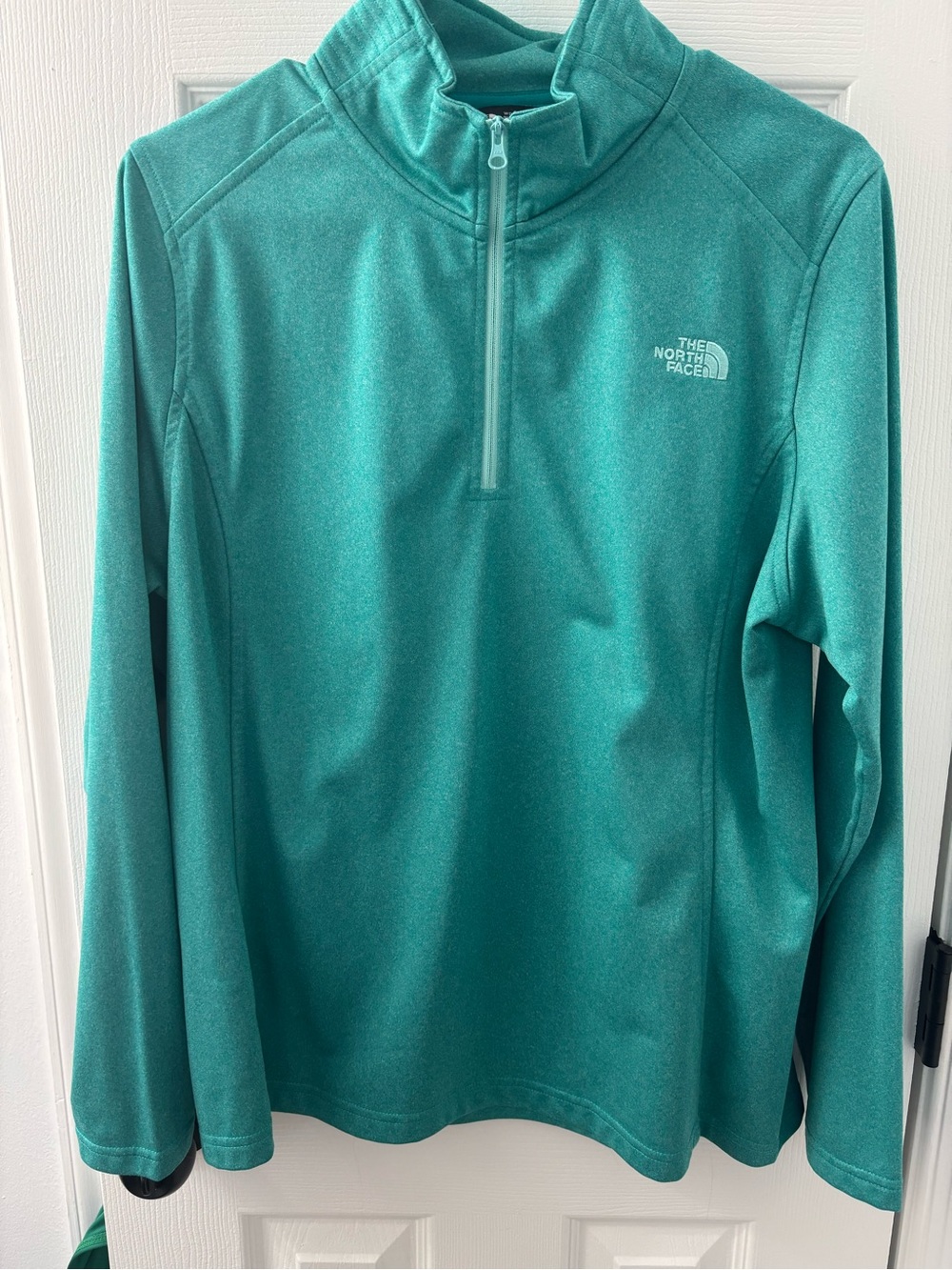 The North Face Turquoise Women's Quarter-Zip Pullover